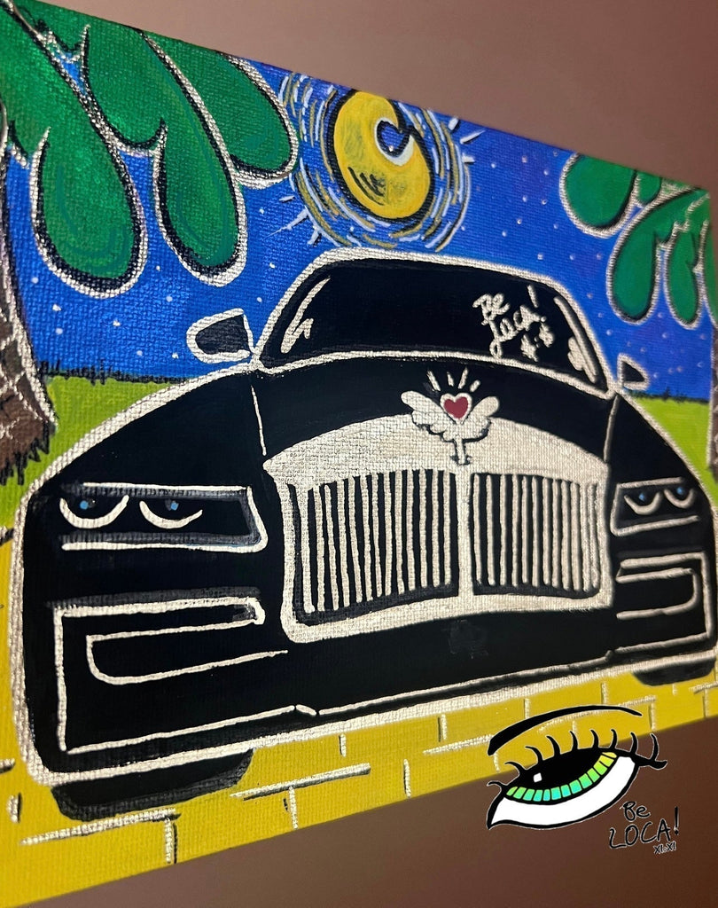 The Black ∞ Badge on a Starry ✨ Night by Angelicque