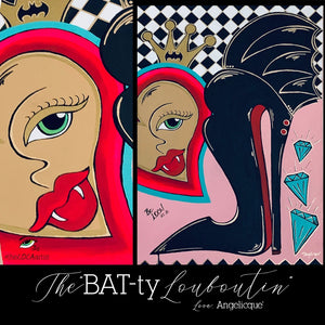The 🦇 BATty Louboutin by Angelicque'
