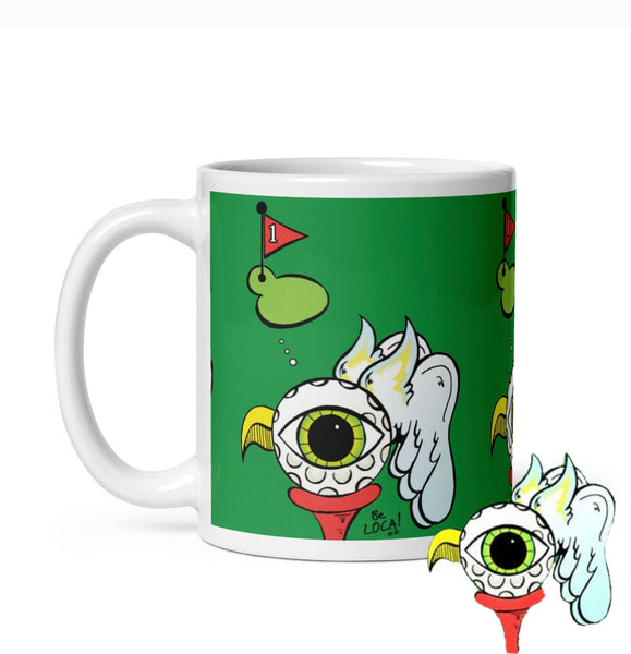 The BirdEYE ⛳️ Hole in One Golf Novelty Mug by Angelicque’